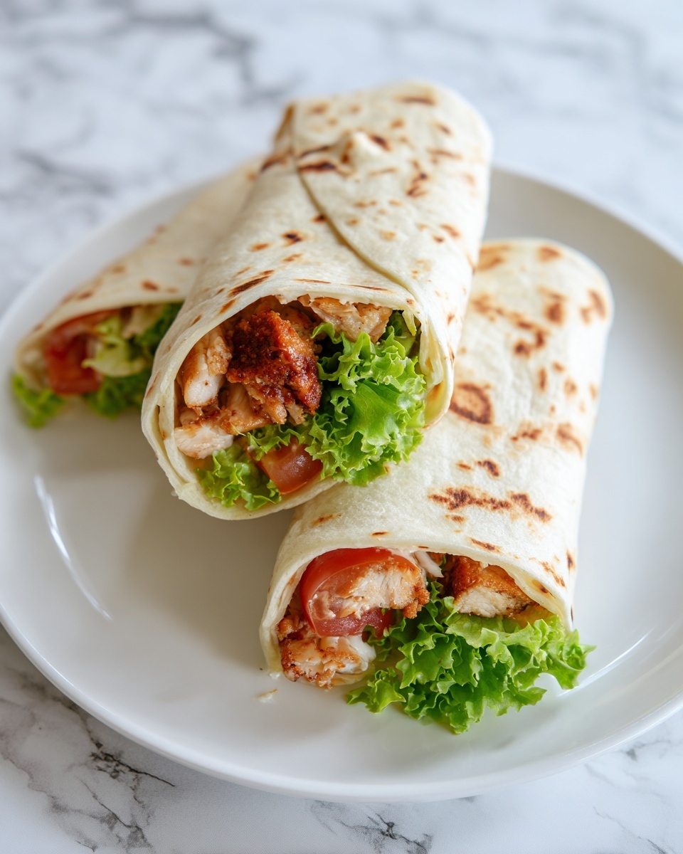 Chicken Caesar Wrap Recipe - Recipe Image