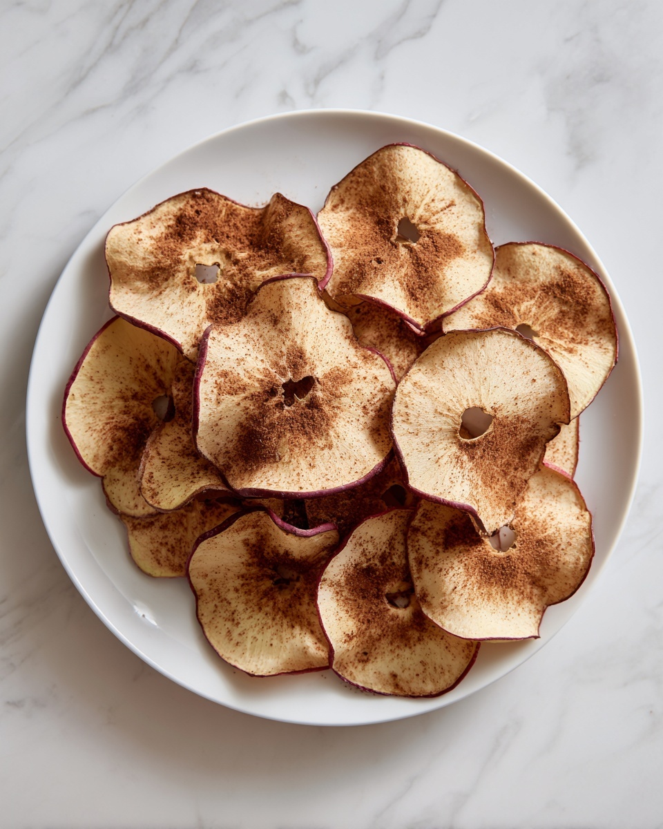 Air Fryer Apple Chips with Cinnamon Sugar Recipe - Recipe Image