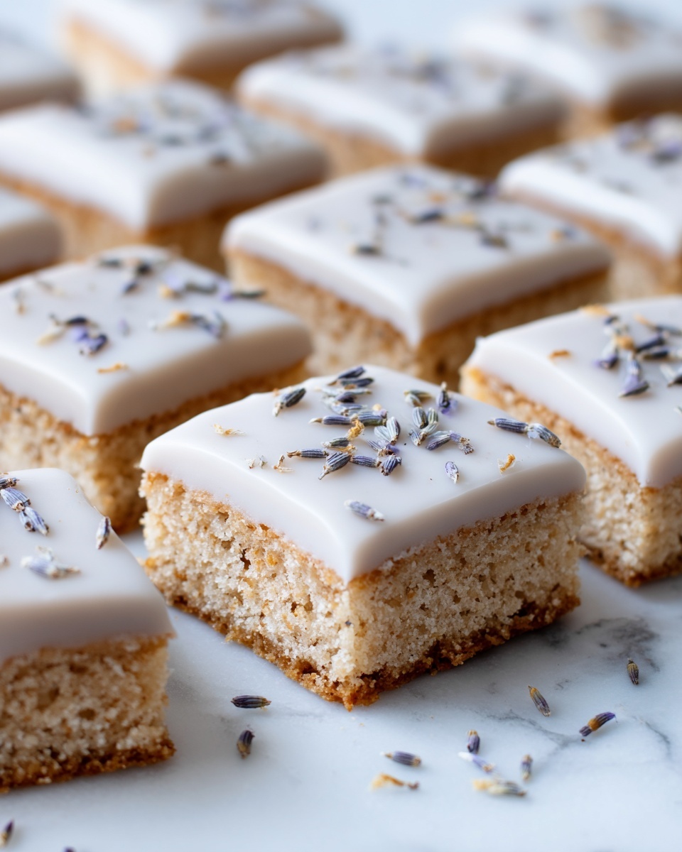 Iced Lemon Lavender Shortbread Cookies Recipe - Recipe Image