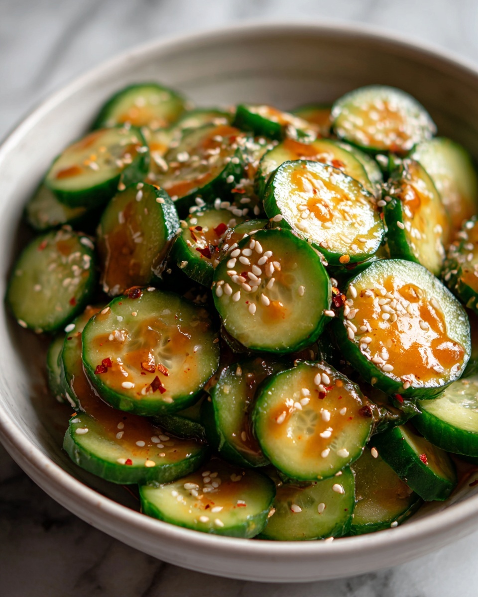 Easy Asian Cucumber Salad Recipe - Recipe Image