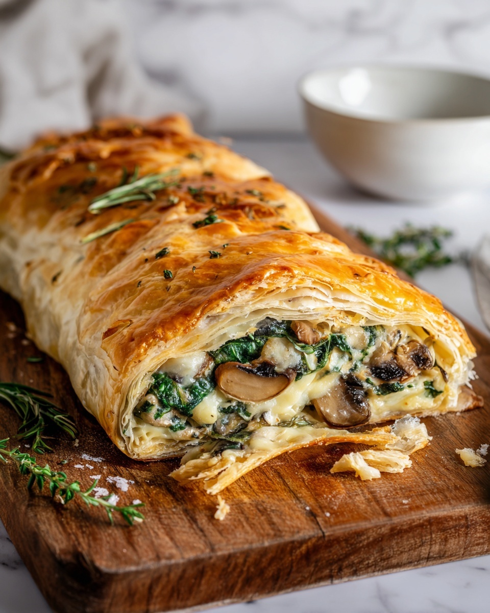 Savory Vegetable Strudel Recipe - Recipe Image
