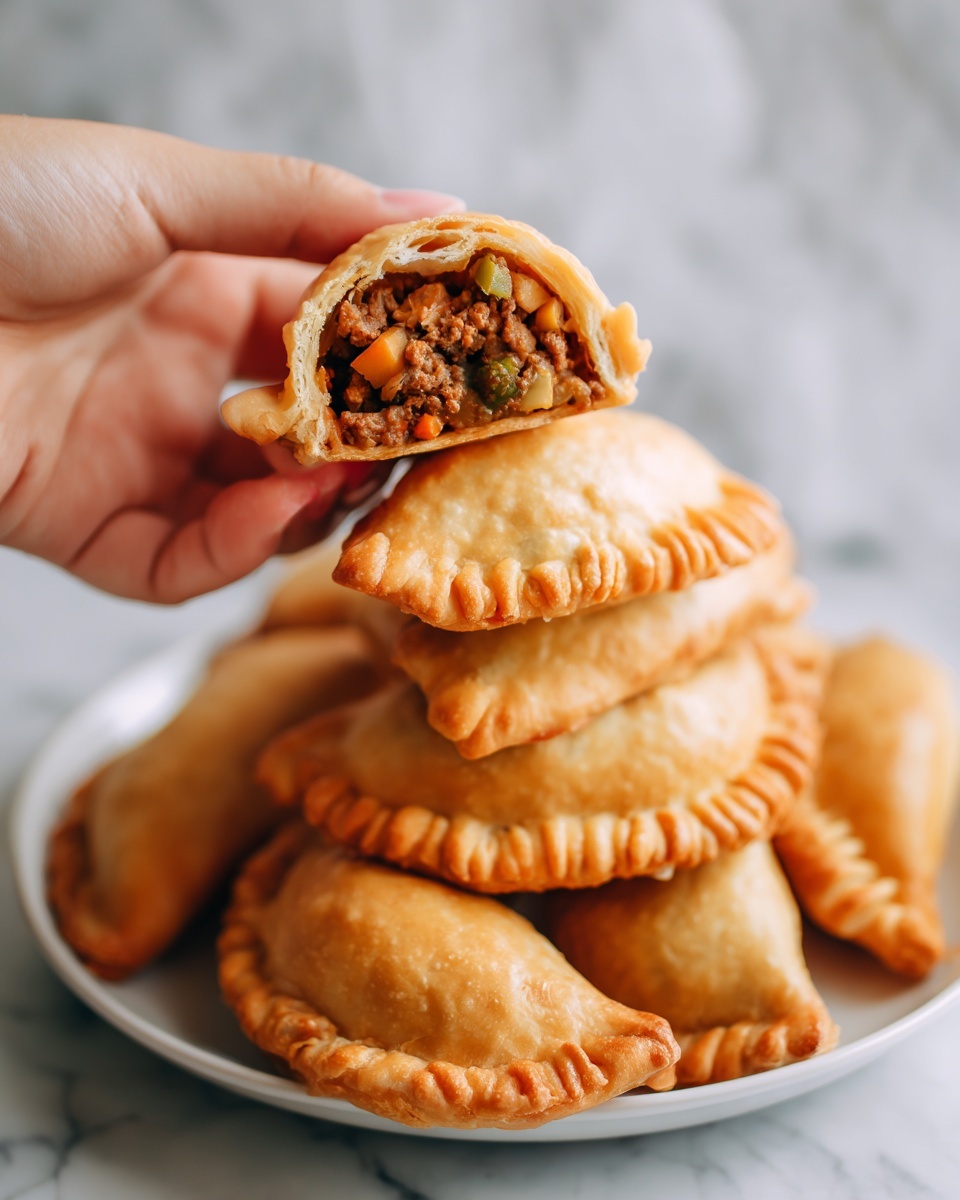 Cheesy Beef Empanadas Recipe - Recipe Image