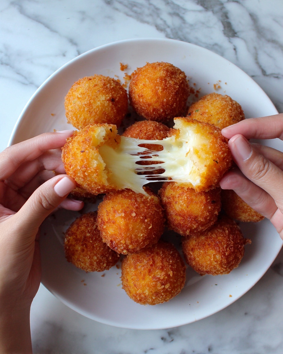 Crispy Fried Cheese Balls Recipe - Recipe Image