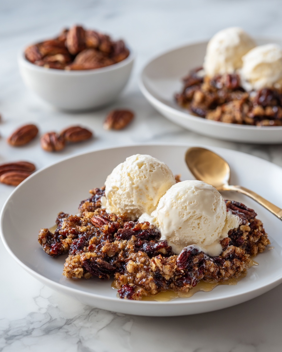 Pecan Pie Dump Cake (Crockpot) Recipe - Recipe Image