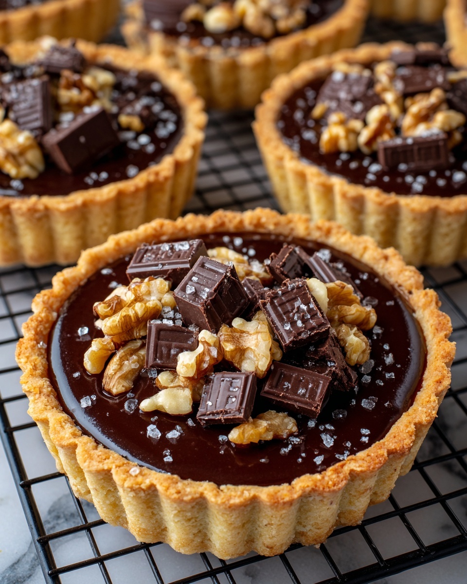 Butterfinger Caramel Crunch Mini Pies Recipe - Recipe Image