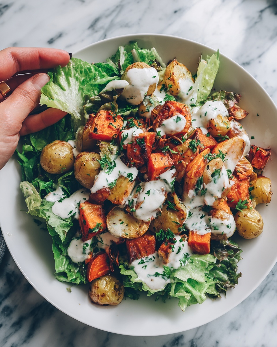 Grilled Peach Salad with Gorgonzola and Walnuts Recipe - Recipe Image