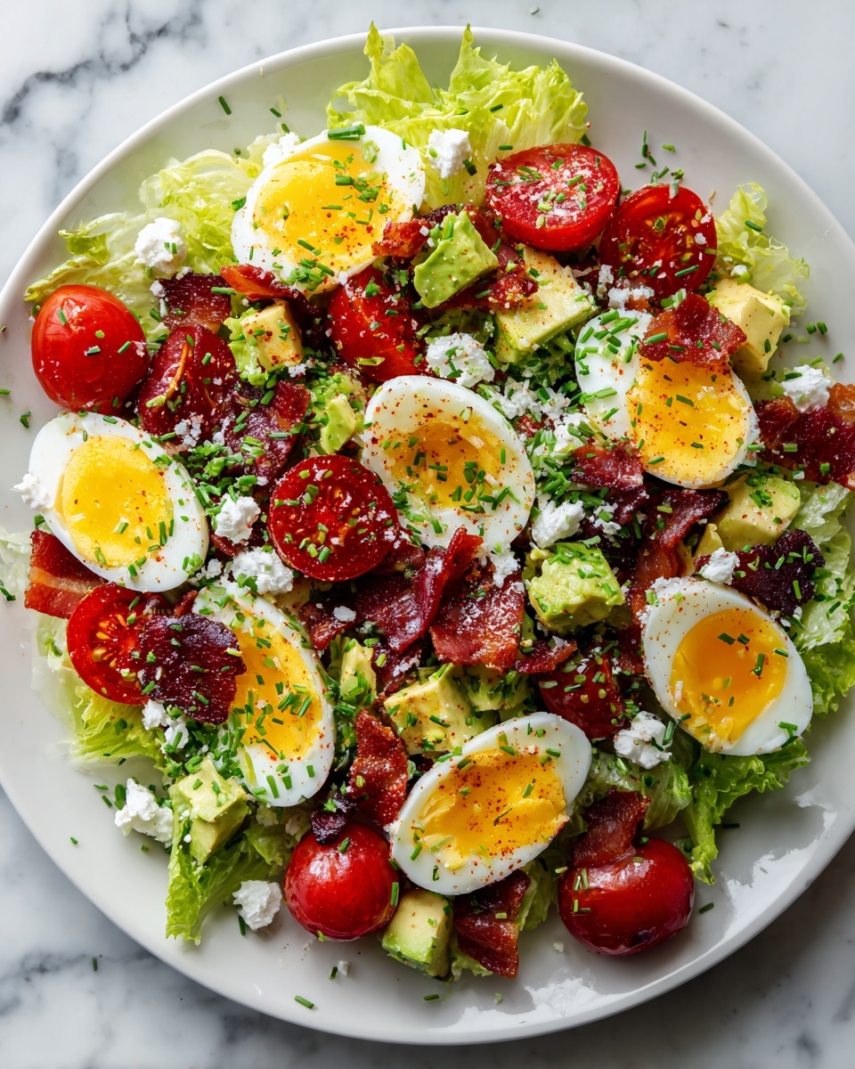 Keto Cobb Egg Salad Recipe - Recipe Image