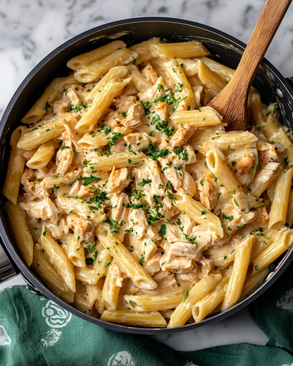 Creamy Ranch Chicken Noodles Recipe - Recipe Image