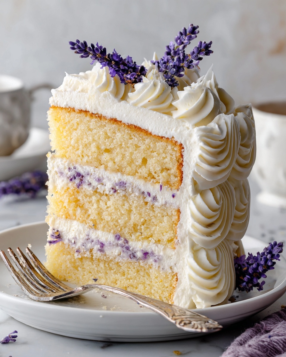 Lemon Lavender Cake Recipe - Recipe Image