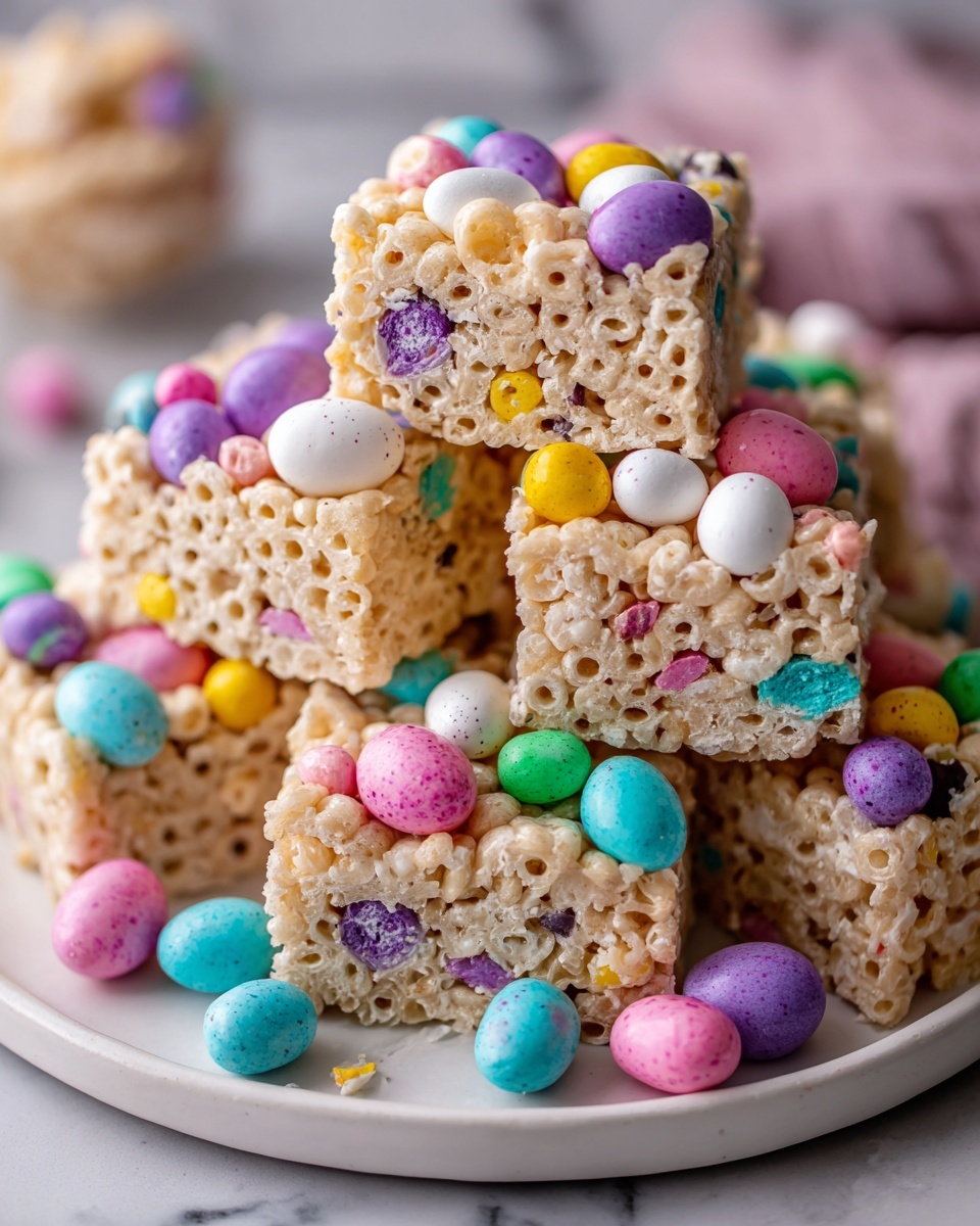 Easter Rice Krispie Bars Recipe - Recipe Image