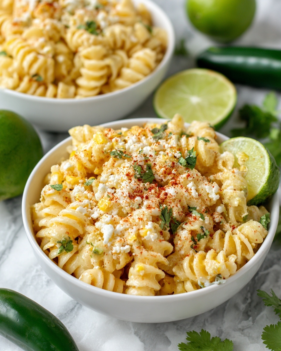 Mexican Street Corn Pasta Salad Recipe - Recipe Image