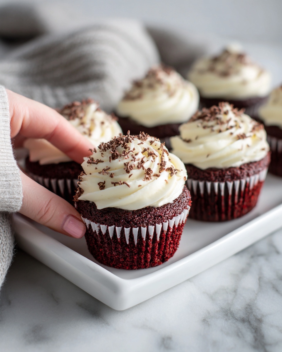Red Velvet Cheesecake Mini Pies Recipe - Recipe Image