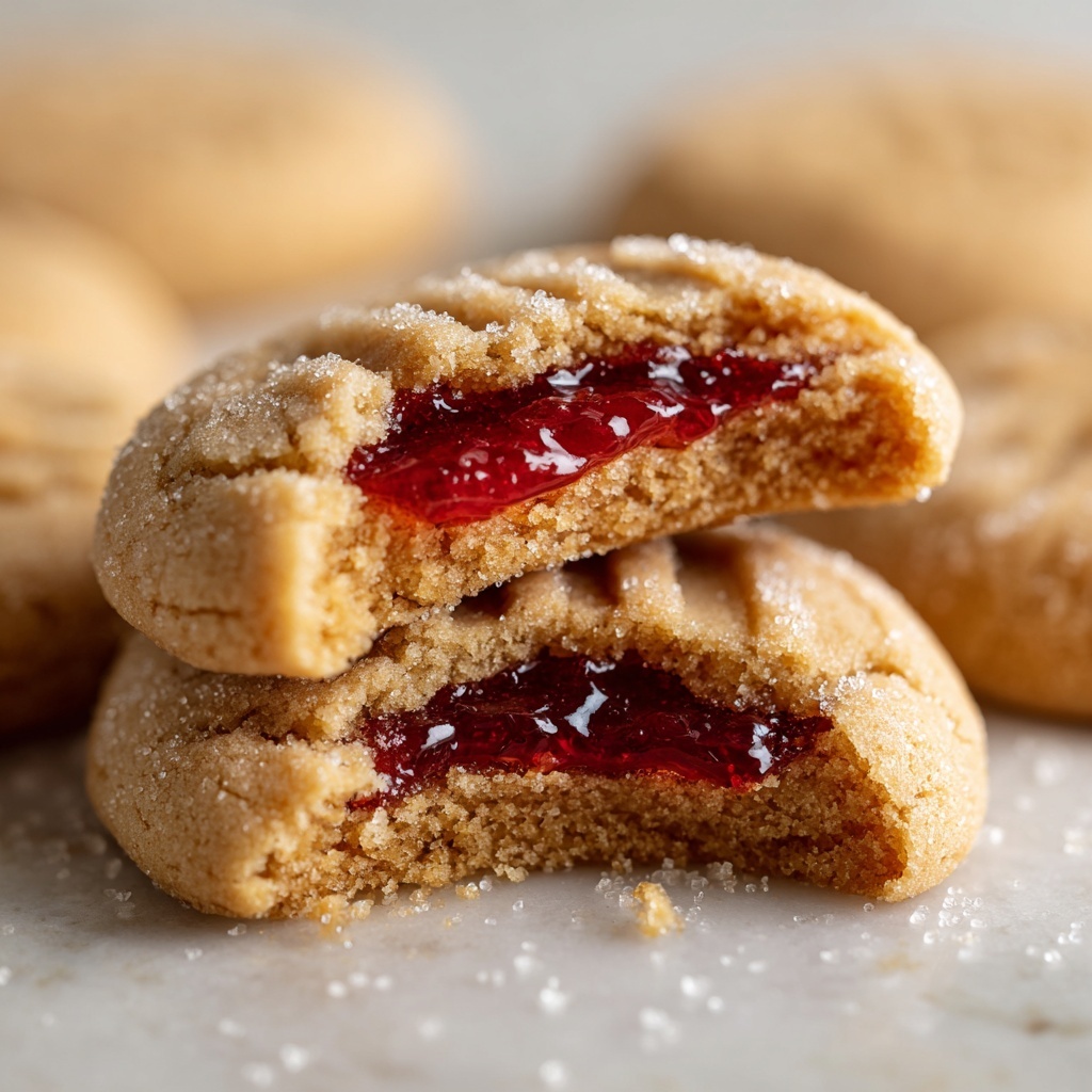 Peanut Butter and Jelly Cookies Recipe - Recipe Image