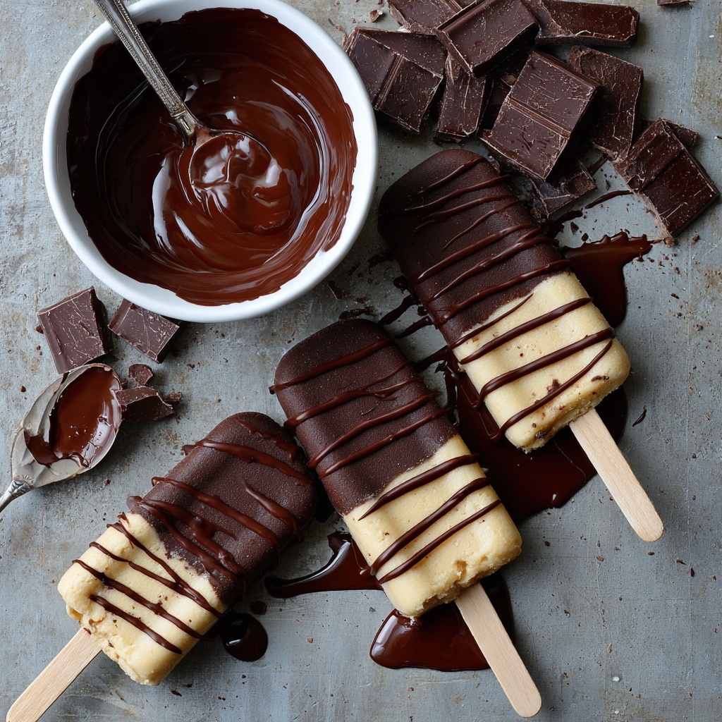 Chocolate Ice Cream Bars Recipe - Recipe Image