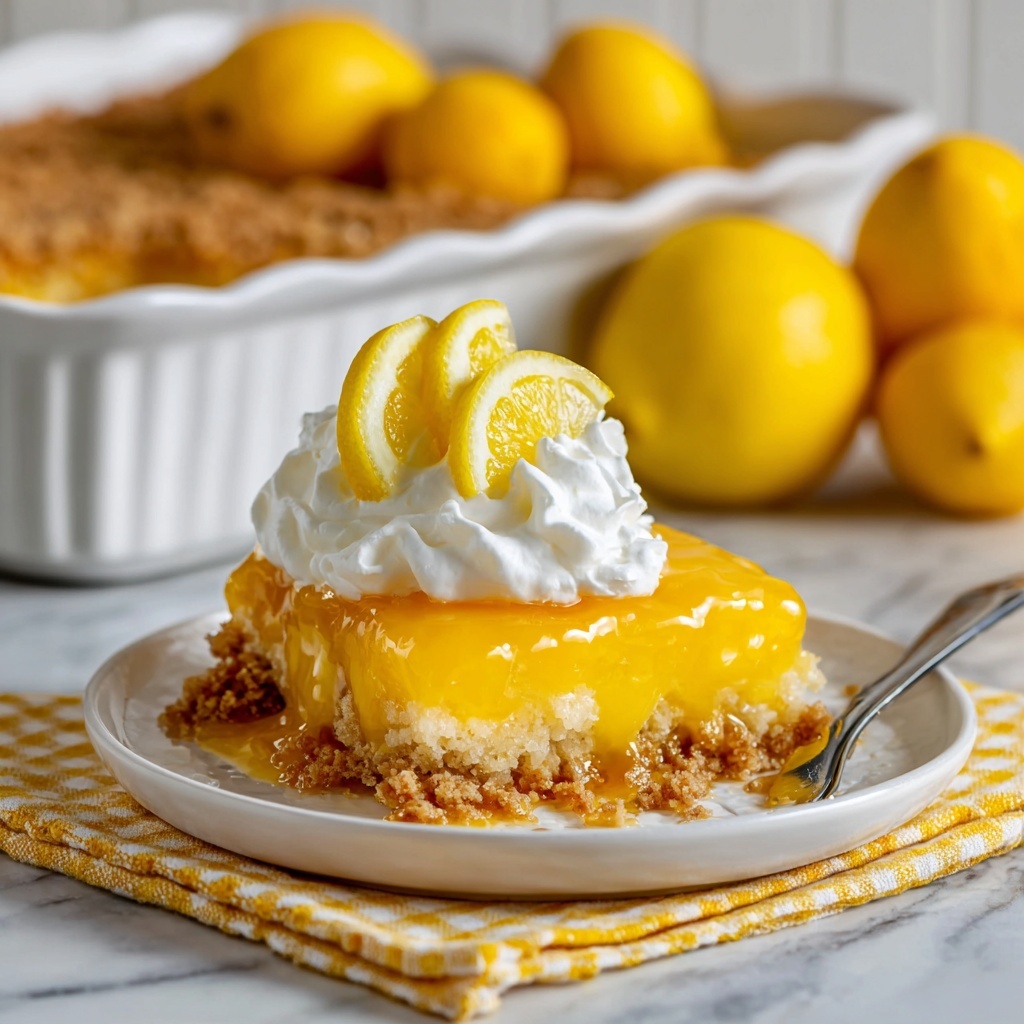 Magic Lemon Cobbler Recipe - Recipe Image