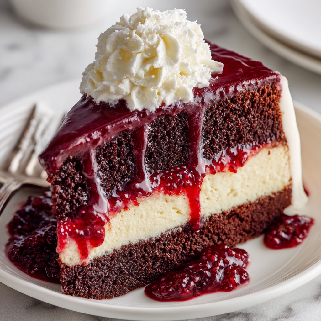 Cherry Chocolate Cream Cheese Bundt Cake Recipe - Recipe Image