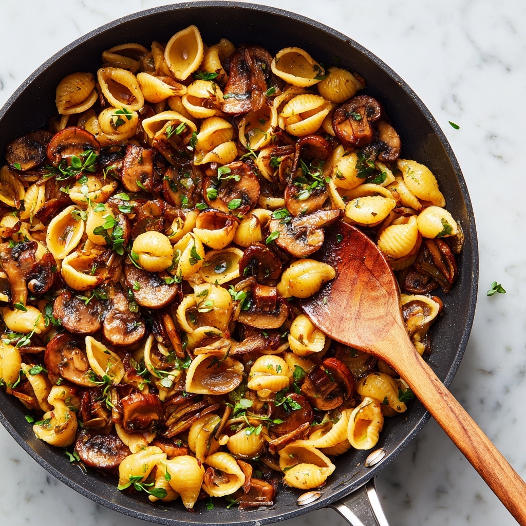One Pot French Onion Pasta Recipe - Recipe Image