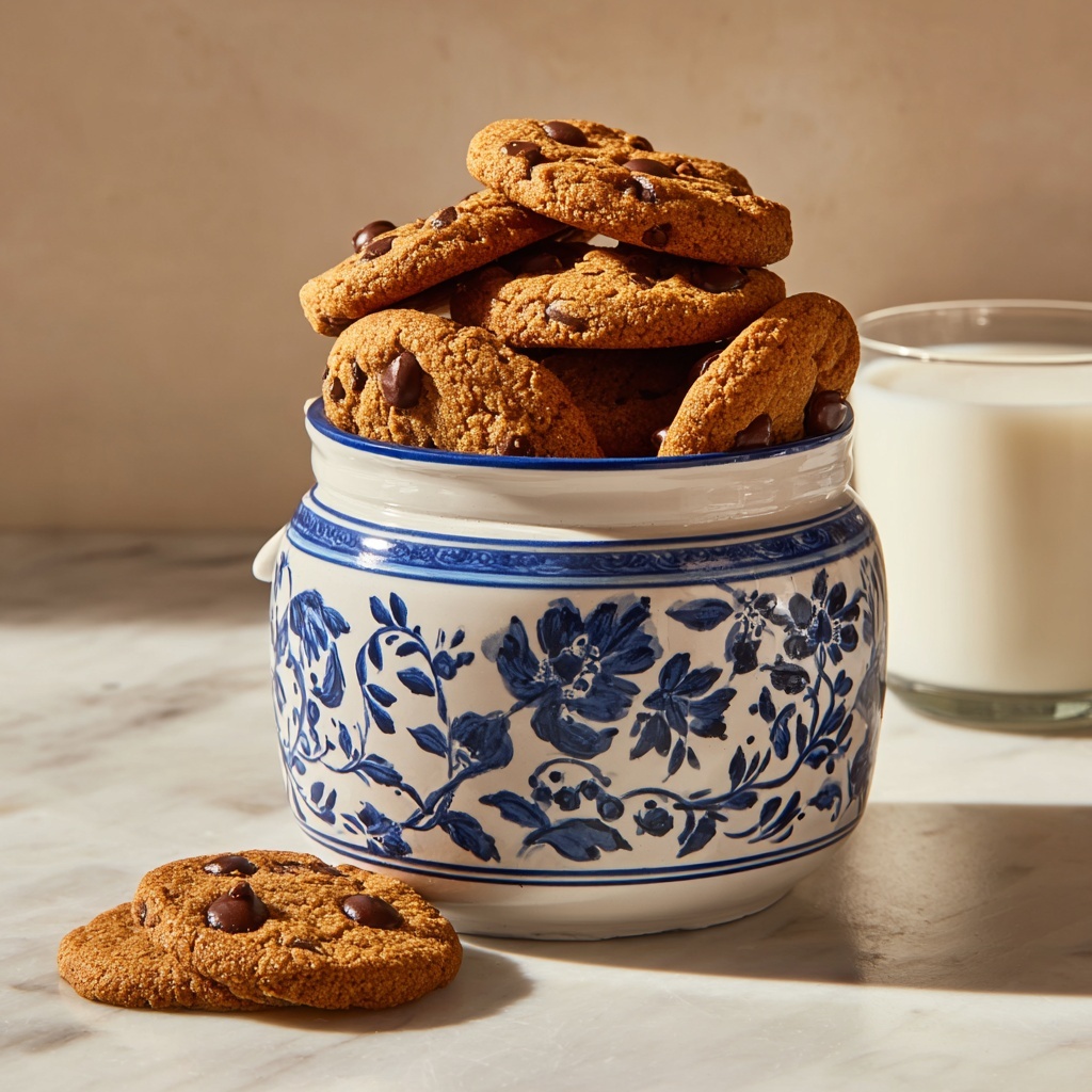 Thick Chocolate Chip Cookies Recipe - Recipe Image