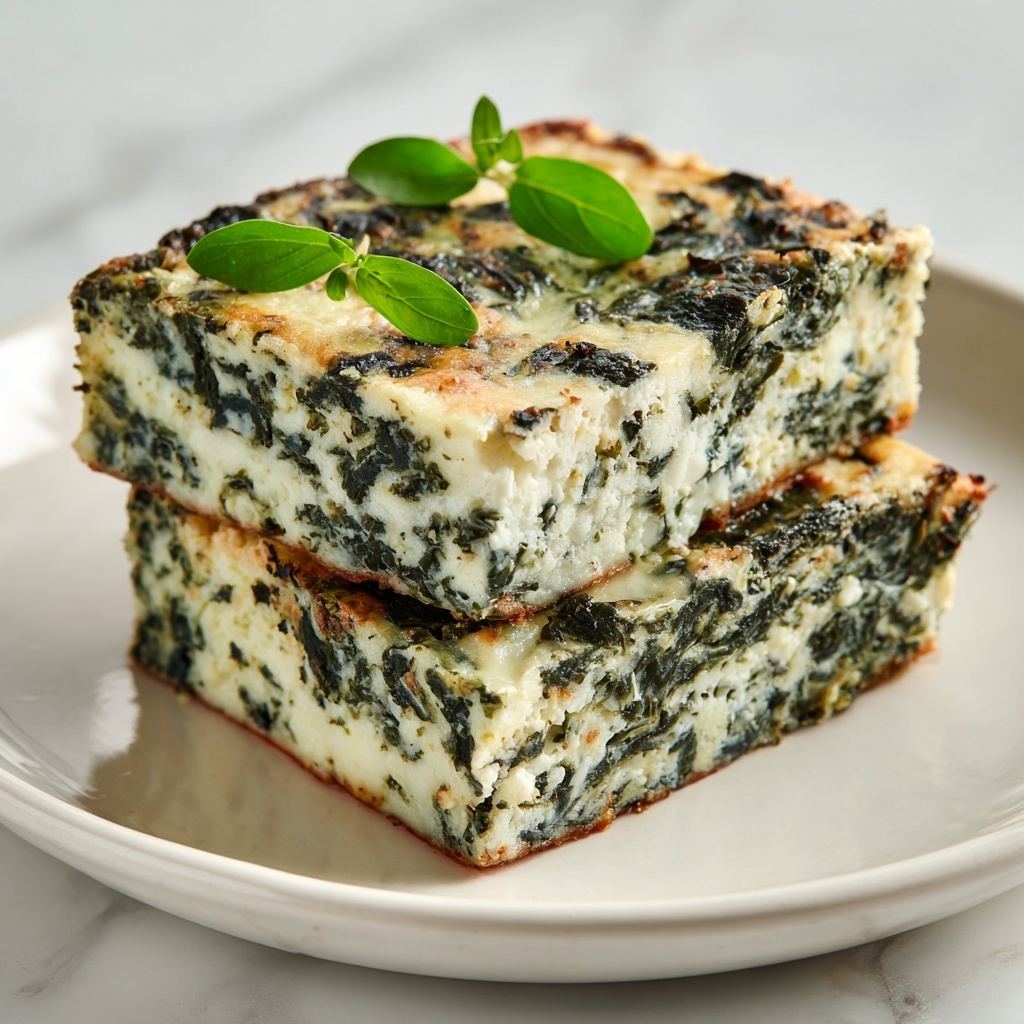 Spinach and Cheese Casserole Recipe - Recipe Image