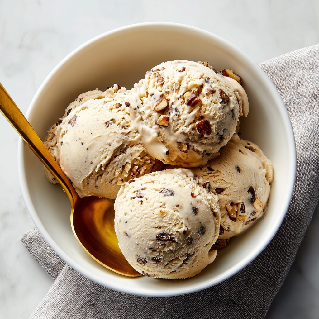 Homemade Butter Pecan Ice Cream Recipe - Recipe Image