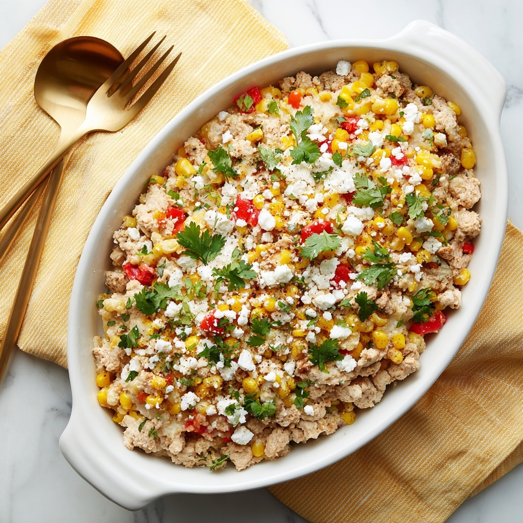 Street Corn Chicken Casserole Recipe - Recipe Image