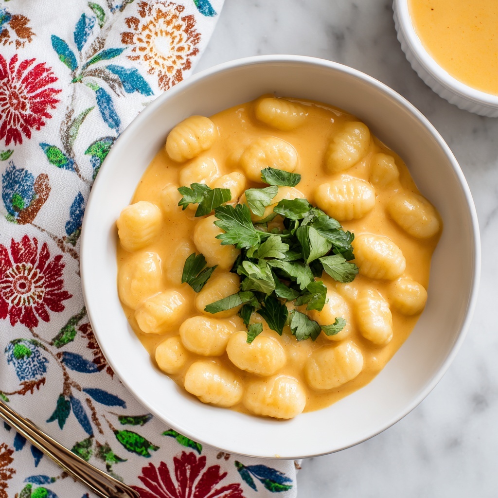 Double Pumpkin Gnocchi with Nutty Pumpkin Parmesan Sauce Recipe - Recipe Image