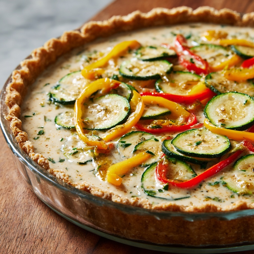 Roasted Vegetable Quiche Recipe - Recipe Image