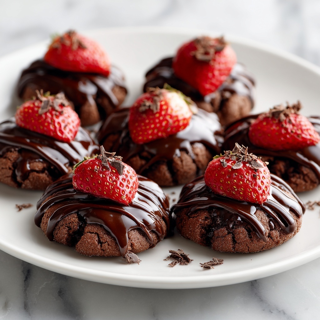 Chocolate Covered Strawberry Cookies Recipe - Recipe Image