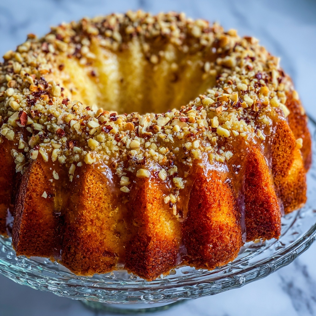 Pecan Praline Buttermilk Pound Cake Recipe - Recipe Image