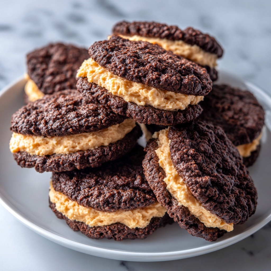 Coconut Chocolate Cookie Sandwiches Inspired by Romany Creams & Choc Kits Recipe - Recipe Image