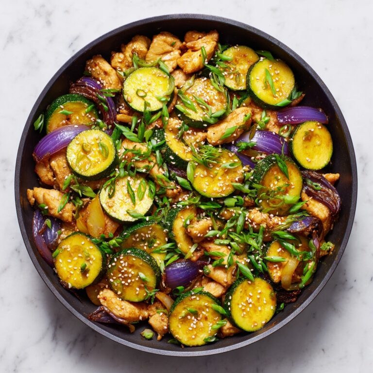 Zucchini Stir Fry with Chicken and Ginger Recipe