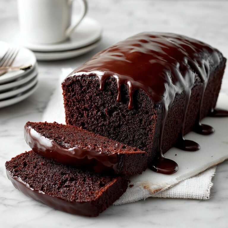 Black Cocoa Loaf Cake Recipe