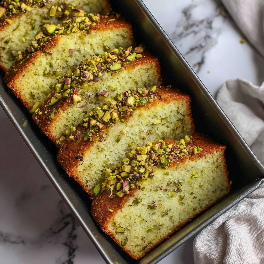 Pistachio Pudding Bread Recipe - Recipe Image