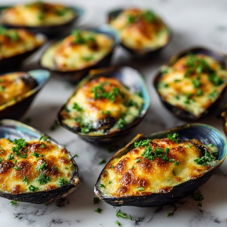 Stuffed Baked Mussels (Baked Tahong) Recipe