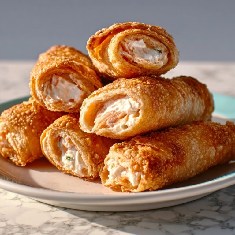 Shrimp Crab Rangoon Egg Rolls Recipe