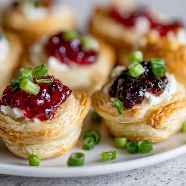 Cranberry Cream Cheese Appetizer Bites Recipe