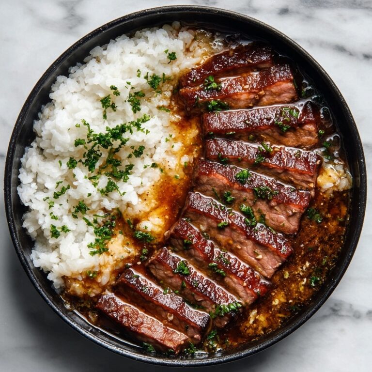 Honey Garlic Butter Steak and Rice Skillet Recipe