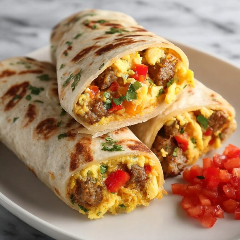 Turkey Sausage Breakfast Burritos Recipe
