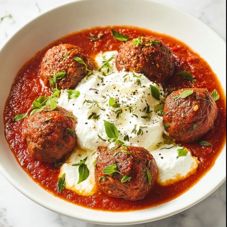 Ricotta Meatballs in Creamy Marinara Sauce Recipe