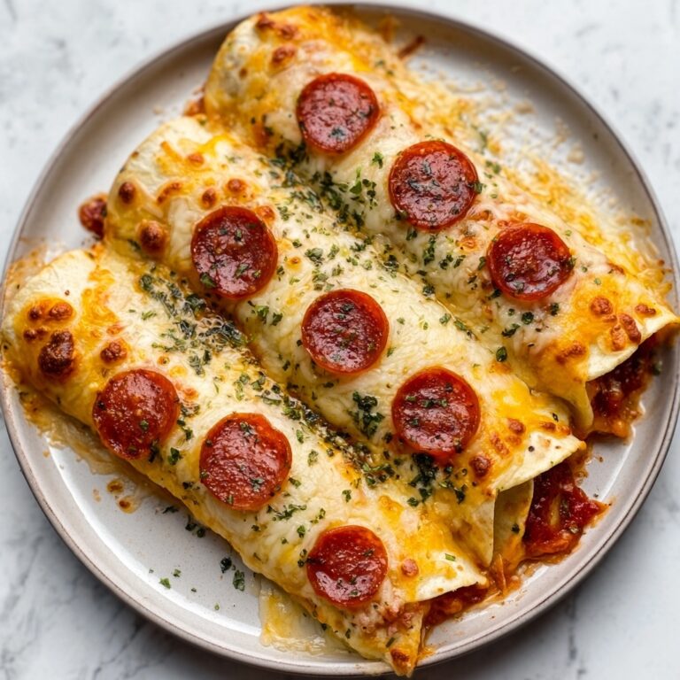 Cheesy Pepperoni Pizza Roll-Ups with Low-Carb Tortillas Recipe