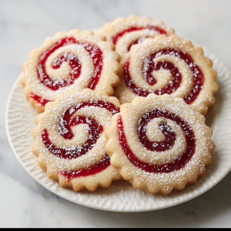 Raspberry Swirl Shortbread Cookies Recipe