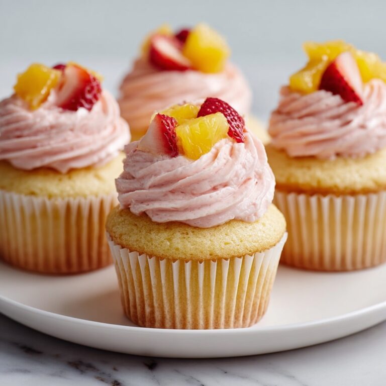 Strawberry Mango Cupcakes Recipe