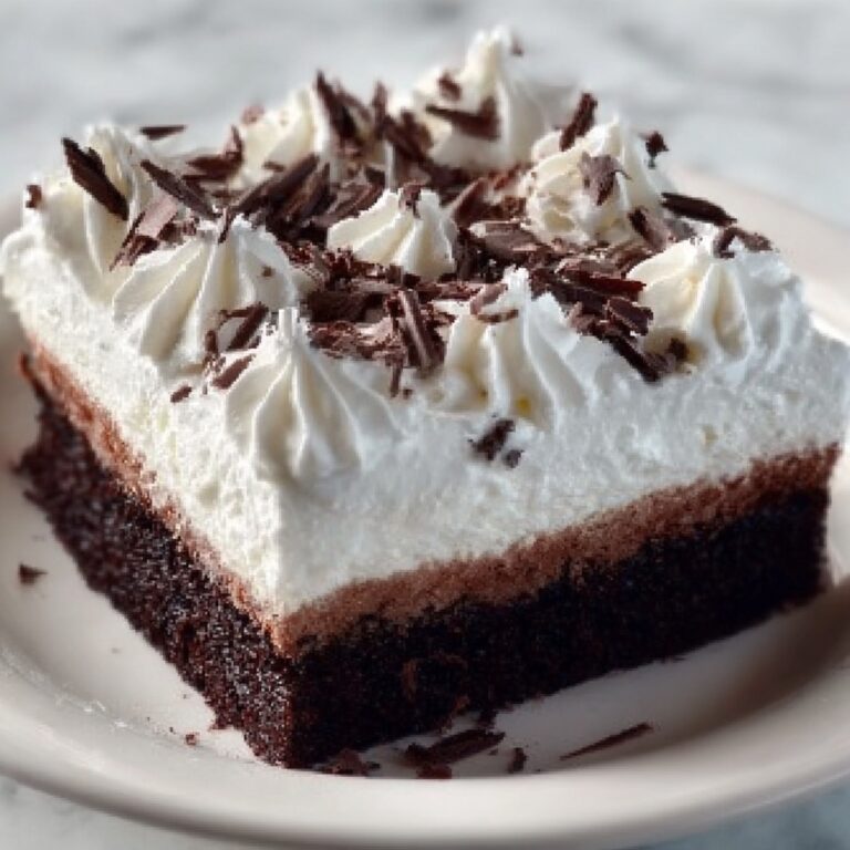 Brownie Refrigerator Cake Recipe