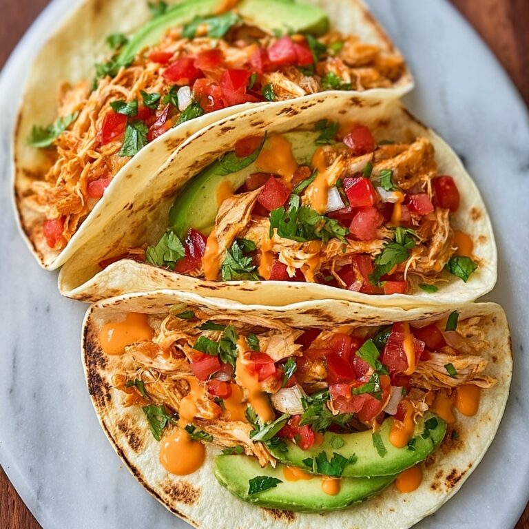 Slow Cooker Queso Chicken Tacos Recipe