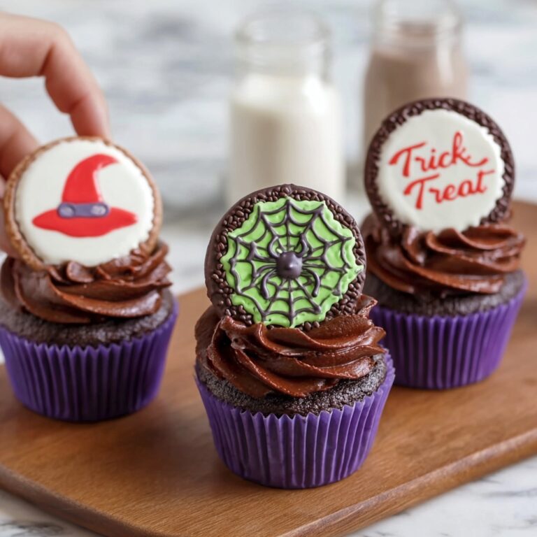 Stamped Halloween Cupcakes Recipe