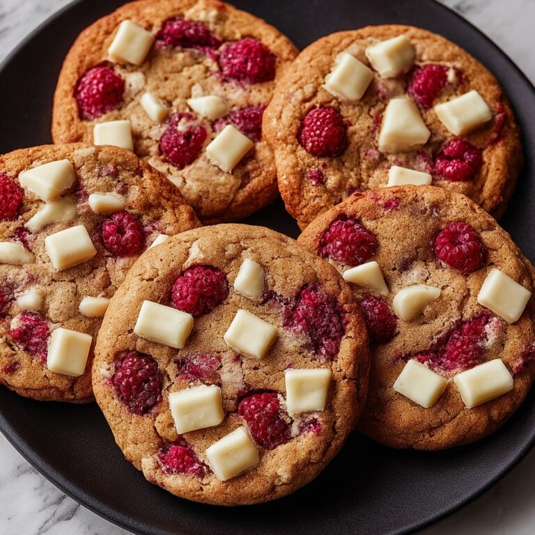 Raspberry and White Chocolate Cookies Recipe
