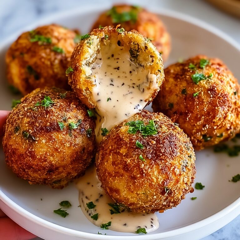 Crispy Reuben Balls with Spicy Thousand Island Dip Recipe