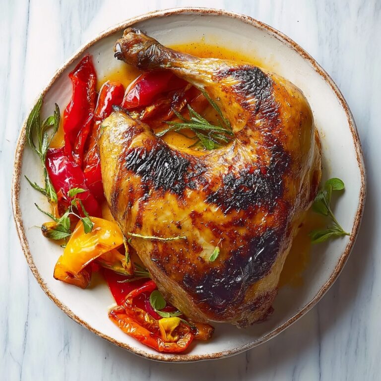 Roasted Chicken with Fennel and Peppers Recipe