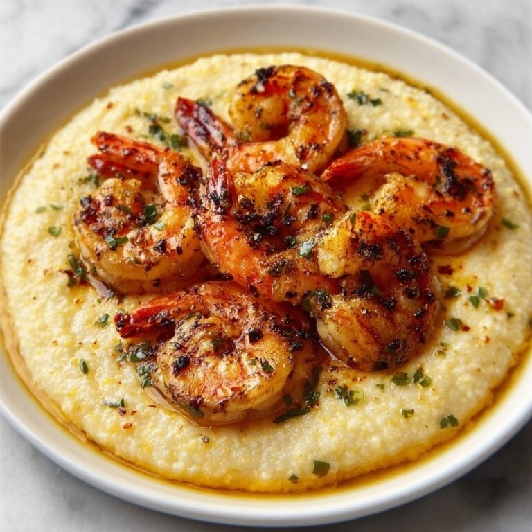 Grilled Shrimp and Cheddar Grit Fritters with Smoky Cream Recipe