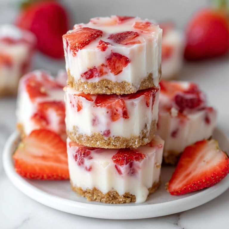 Strawberry Yogurt Bites for a Refreshing Snack Recipe
